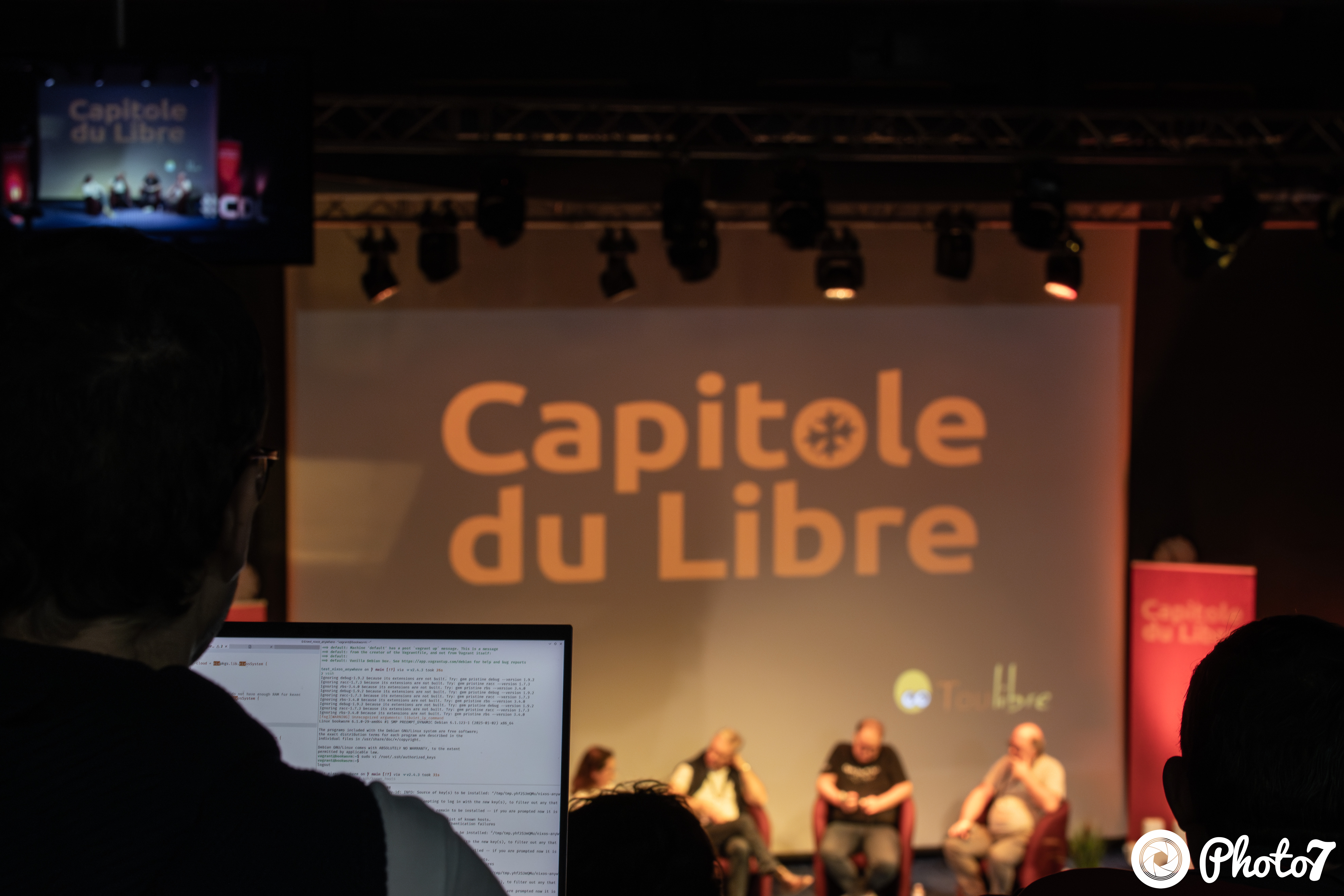 Keynote du Capitole du Libre dans l'amphi plein